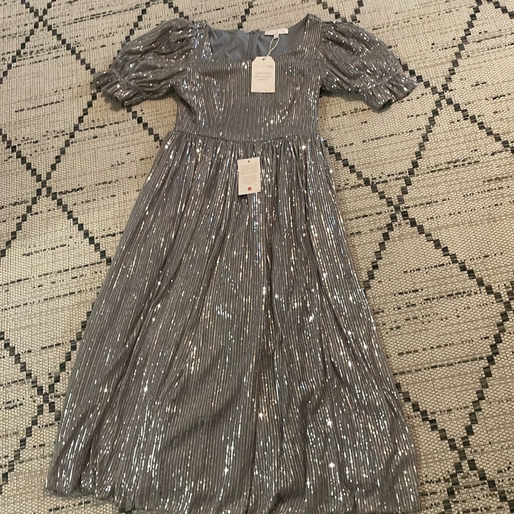 New! Ivy city co sparkly dress - Picture 2 of 4